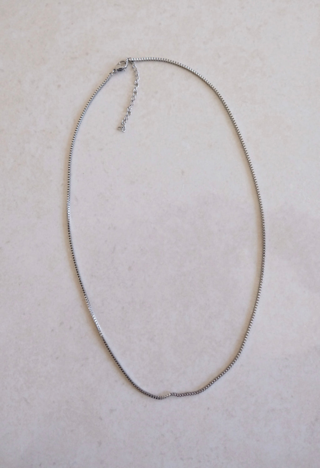 Base Catenina squadrata argento