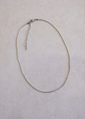 Base catenina filo argento