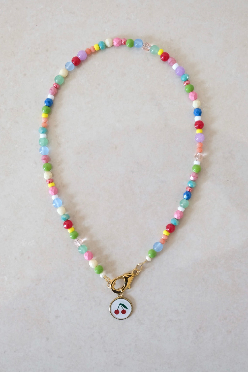 Collana Ciliegie Fiorite