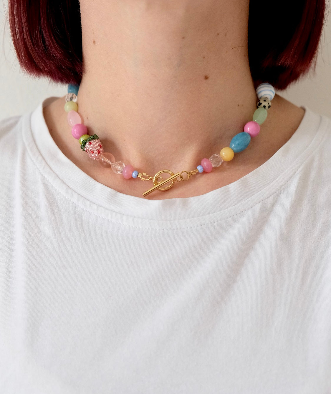 Collana Bold Fragolina