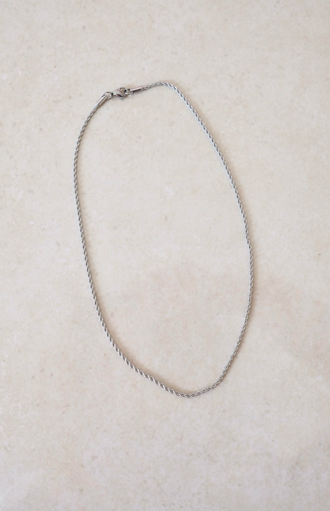 Base Collana Corda Argento