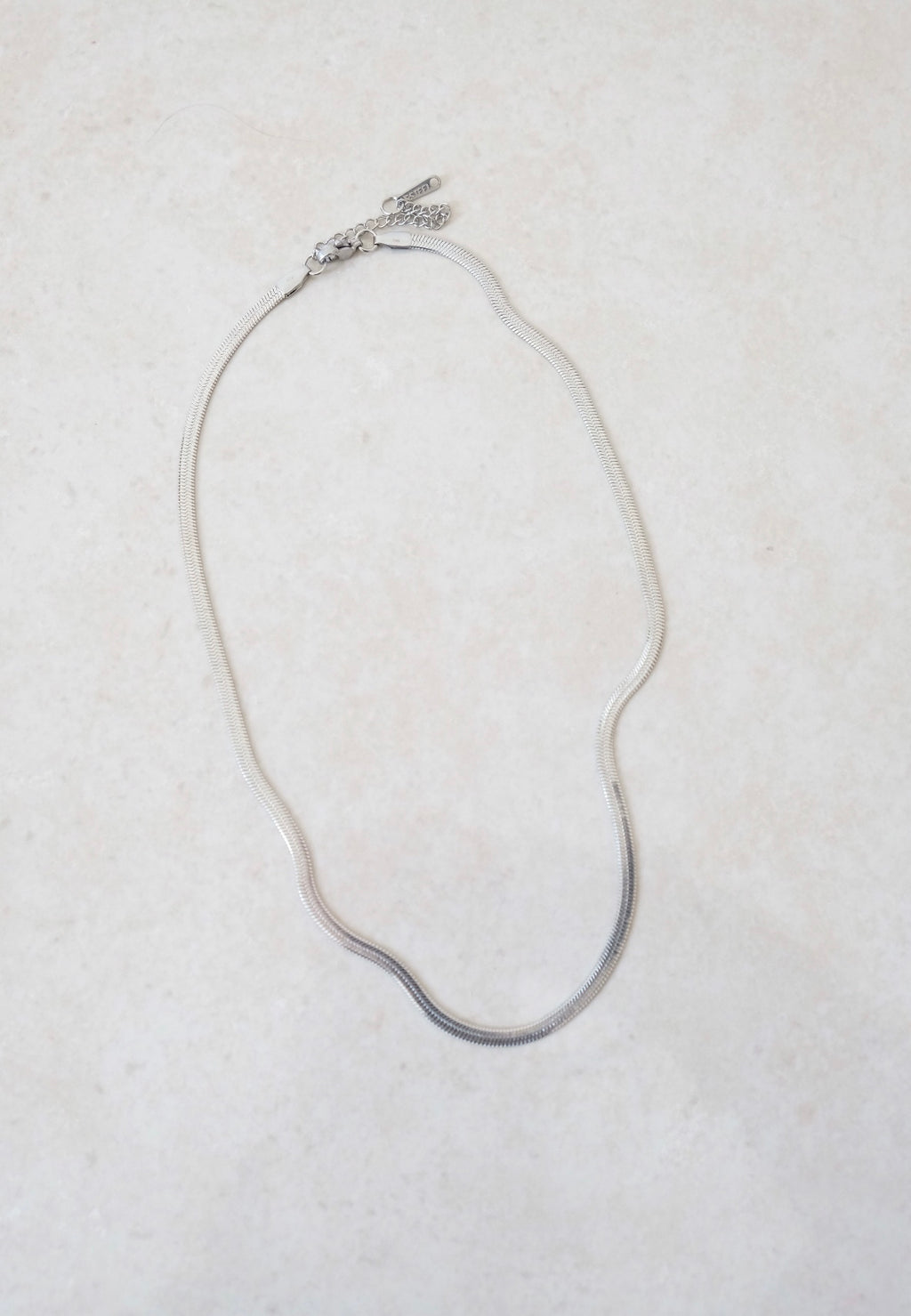 Base Collana Nastrino Argento