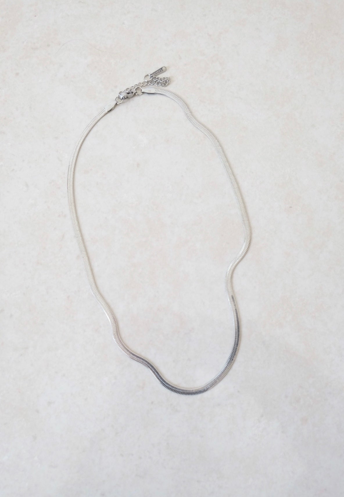 Base Collana Nastrino Argento