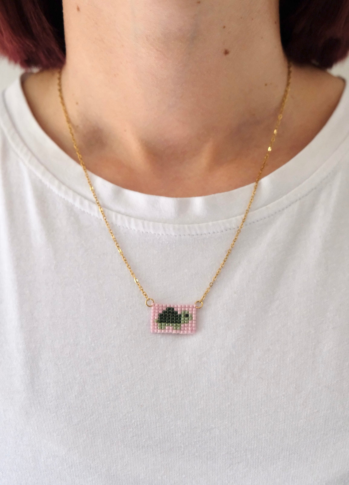 Collana Pixel Tartaruga