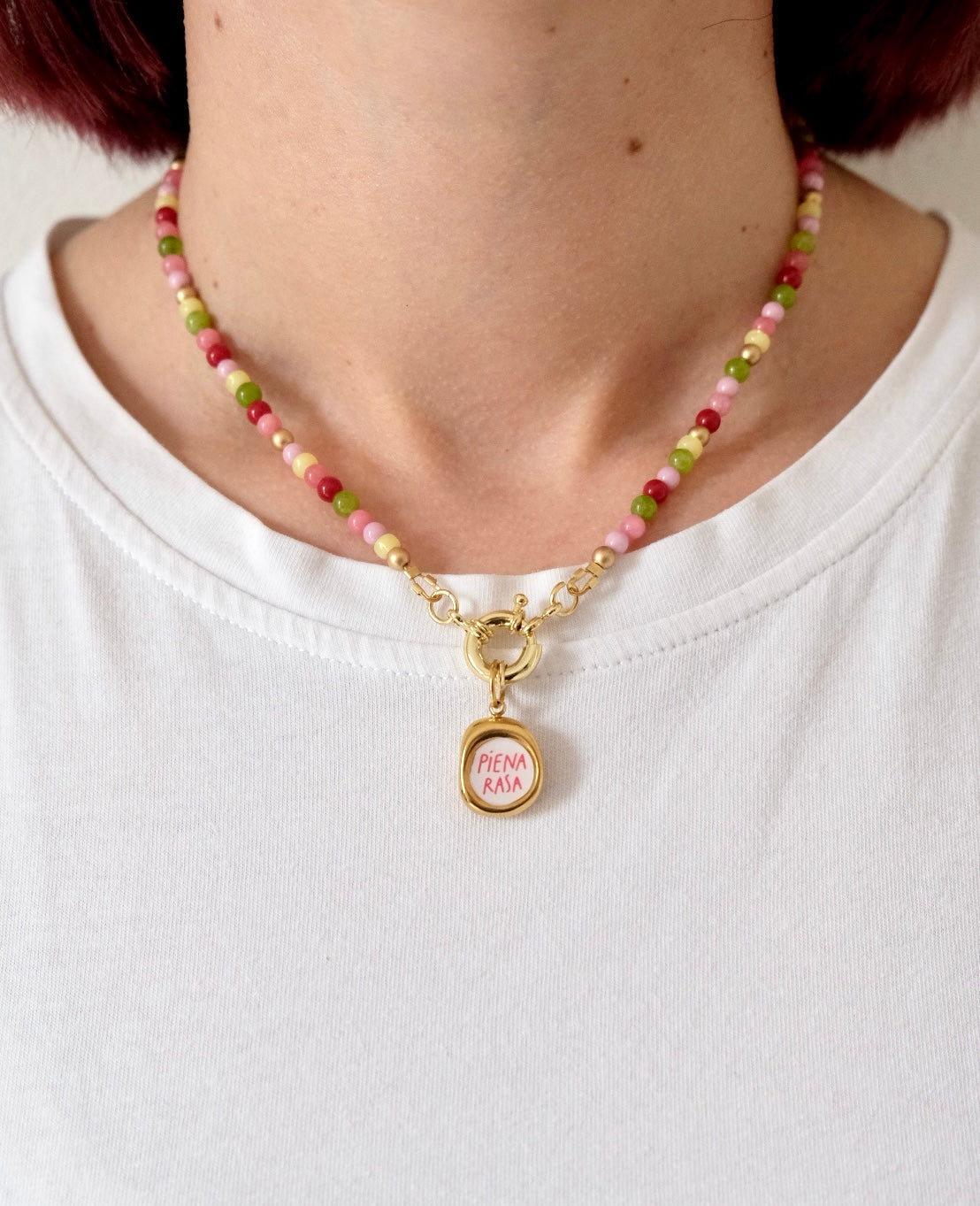 Collana Colorata Piena Rasa