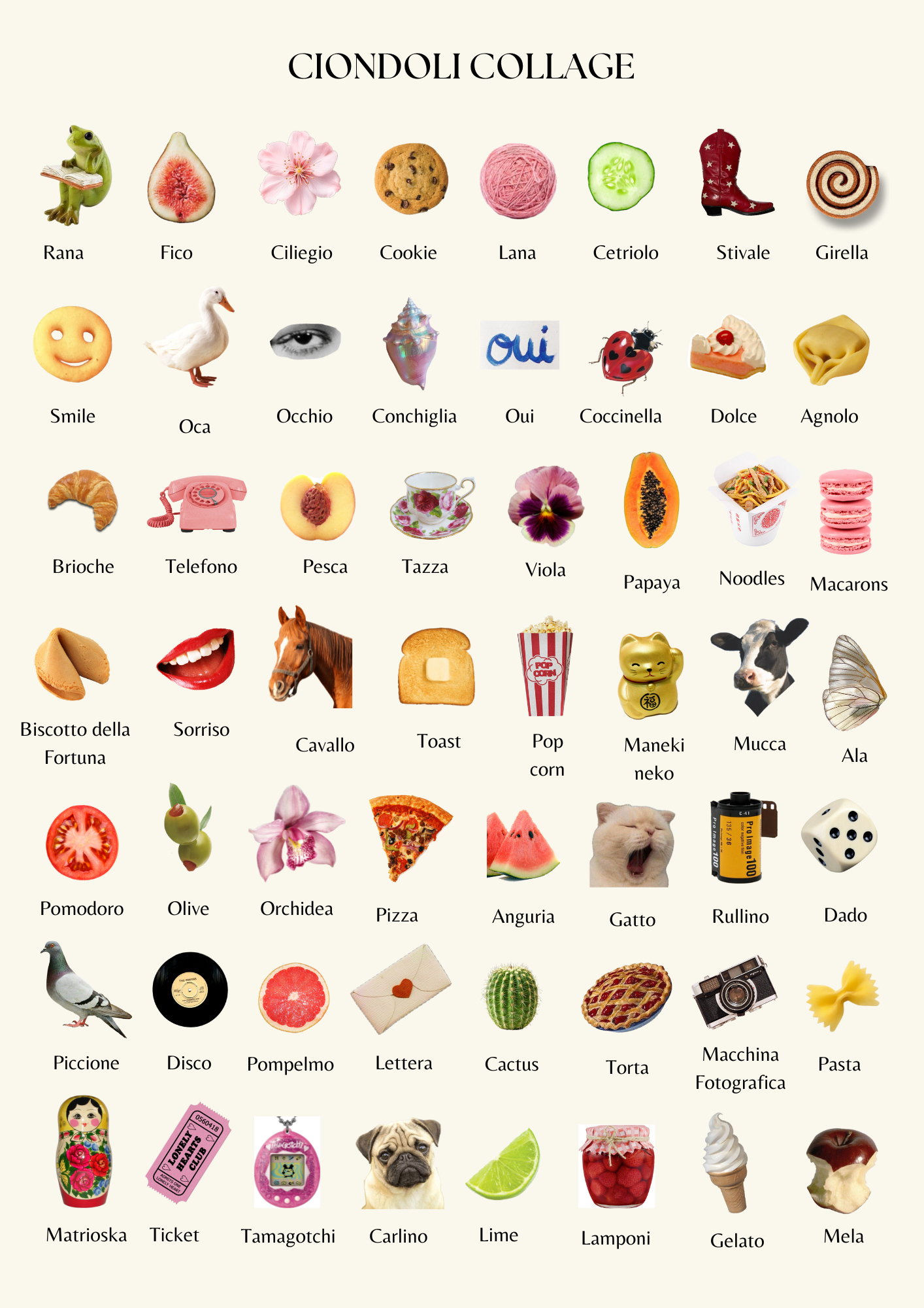 Collage Charms - Crea il tuo accessorio